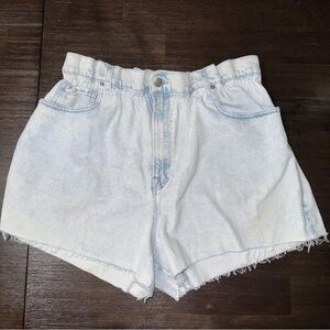 Good American Paperbag Shorts Size 14 Color Indigo